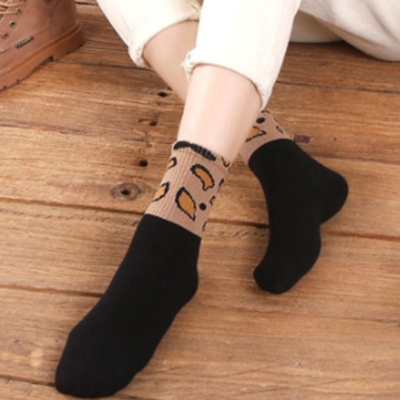 Novelties Funny Sock Cotton Boot Socks Fashion Ankle Socks Winter Warm Crew Socks Dress Socks for Women Girls Gifts