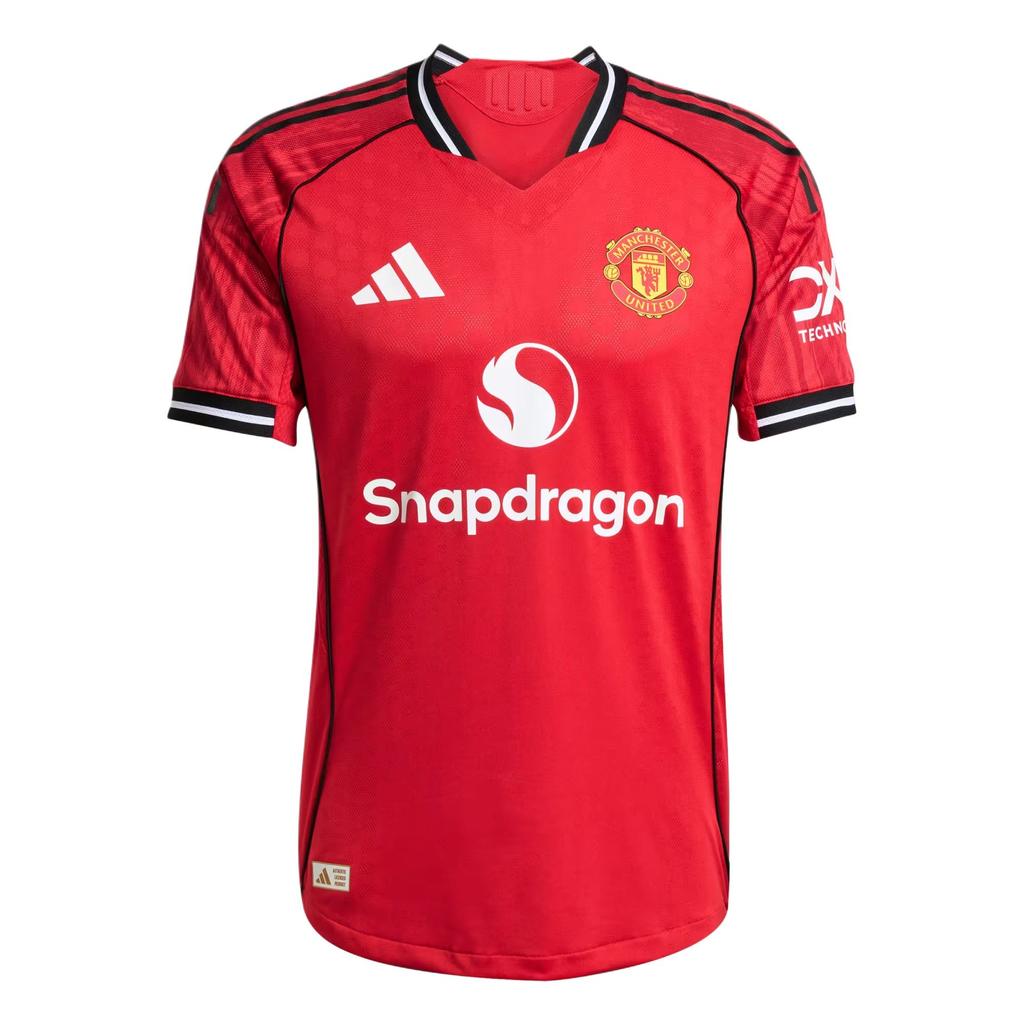 Adidas Manchester United 25/26 Season Home Casual Sports Short Sleeve Football Shirt Men Tops JI7429