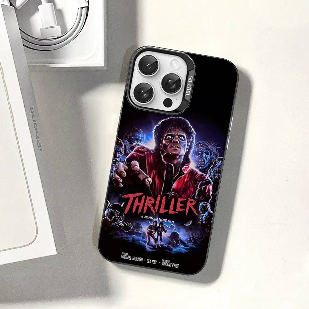 Custodia per Telefono Pop Singer Michael Jackson Per IPhone 17 16 Plus Pro Max 15 14 13 12 11 Coperture Colorate Opache