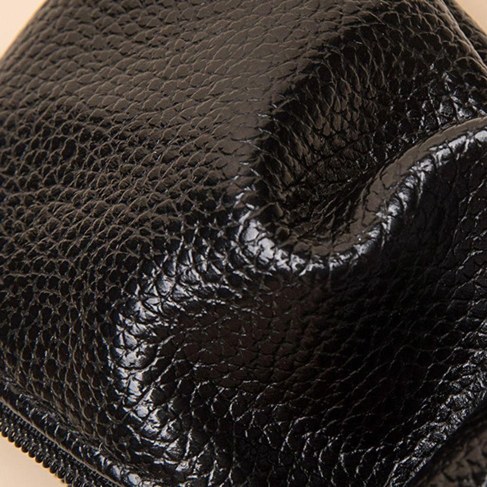 Mini Fashion PU Zero Wallet Solid Color Dual Zipper Coin Storage Bag Lightweight Waterproof Small Card Pack Women