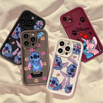 Stitch Angel Love Heart Phone Case For Infinix GT 30 20 10 Pro Tecno Camon 40 30 20 Pro Spark 20 10 Pro 30C 20C Pova 6 7 Cover