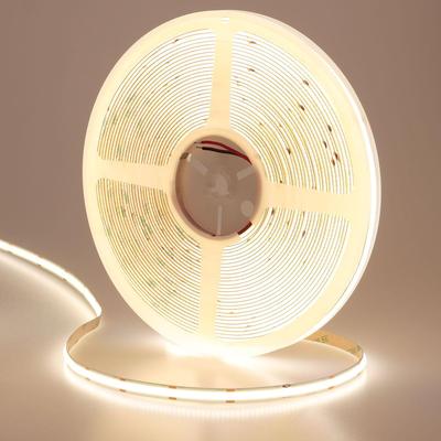 Flexible Self-Adhesive COB LED Strip Light 12V/24V for Ceiling, Bookshelf, Cabinet Decoration
