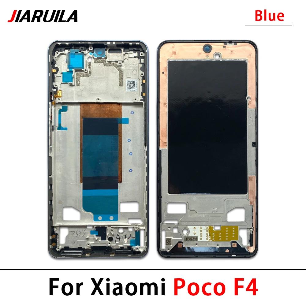 NEW Middle Frame Housing For Xiaomi Poco F1 F2 Pro F3 F4 F5 Pro Front LCD Frame Holder Cover Middle Housing Cover Bezel Parts
