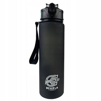 Ecarla Sports Bidon Butelka Na Wodę 750Ml Matowy Czarny Bd48