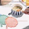 New Silicone Soap Dish with Self-Draining Function, Flower-Shaped Soap Dish, Bathroom Hanging Accessory