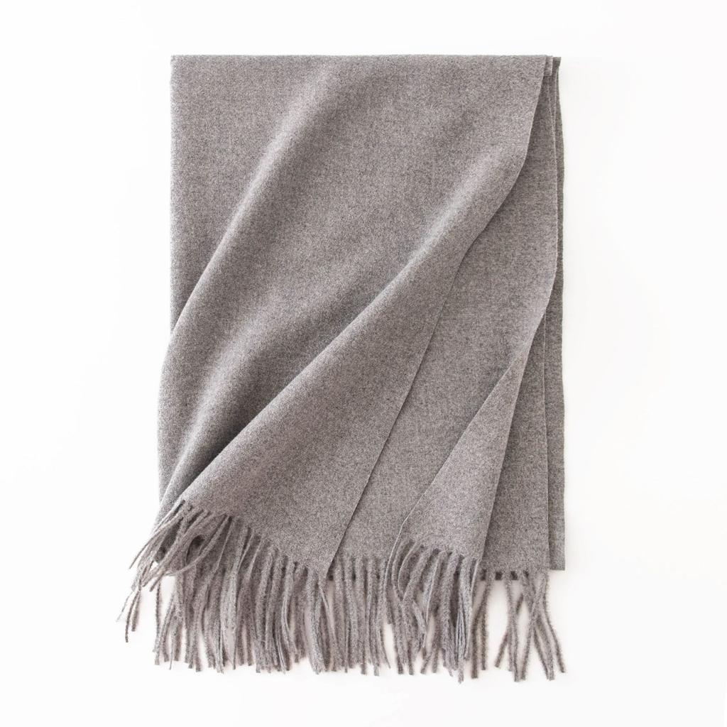 Cashmere Feel Solid Color Women's Imitation Cashmere Scarf Spring Atmosphere Korean Style Versatile Mid Length Shawl Scarf