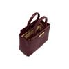 Bally Andorra Tote Bag With Metal Logo In Pebbled Calfskin Women tote bags Red Brown 6312269