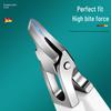 Ultra-Sharp Angled Paronychia Nail Clippers with Large Opening & Anti-Splatter Design for Thick Nails