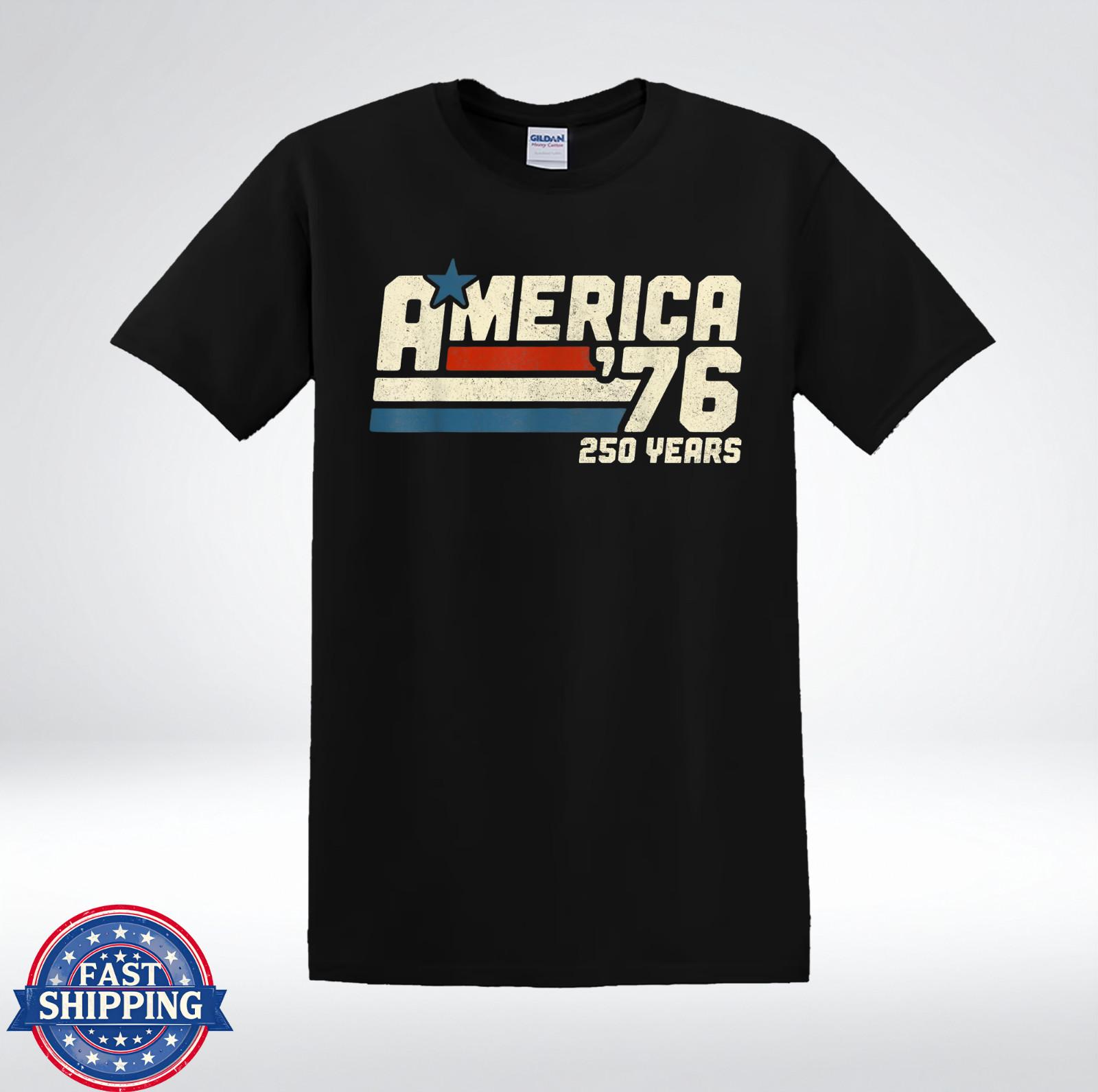 Retro America 76 USA 250 Years Celebration T-Shirt S