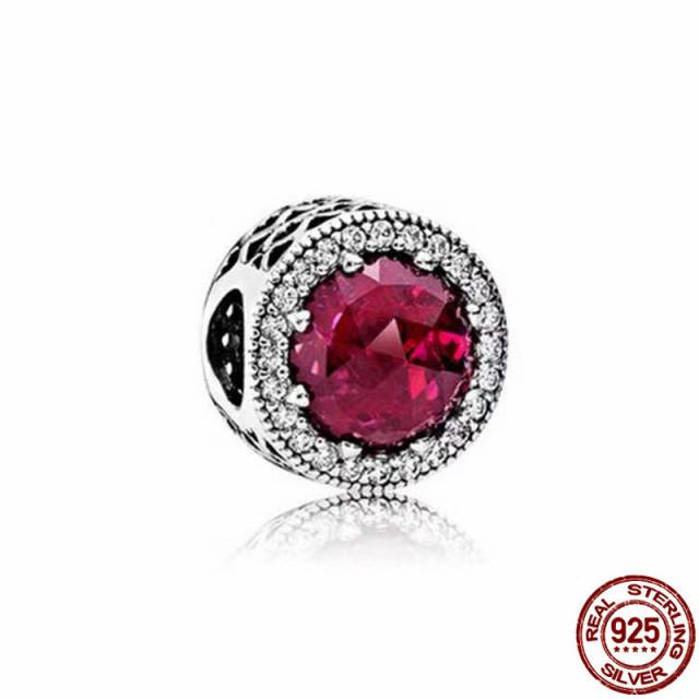 

100% настоящее серебро 925 пробы в форме вишневого сердца, оригинальный браслет 3 мм для женщин на день рождения, модные ювелирные изделия, подарок