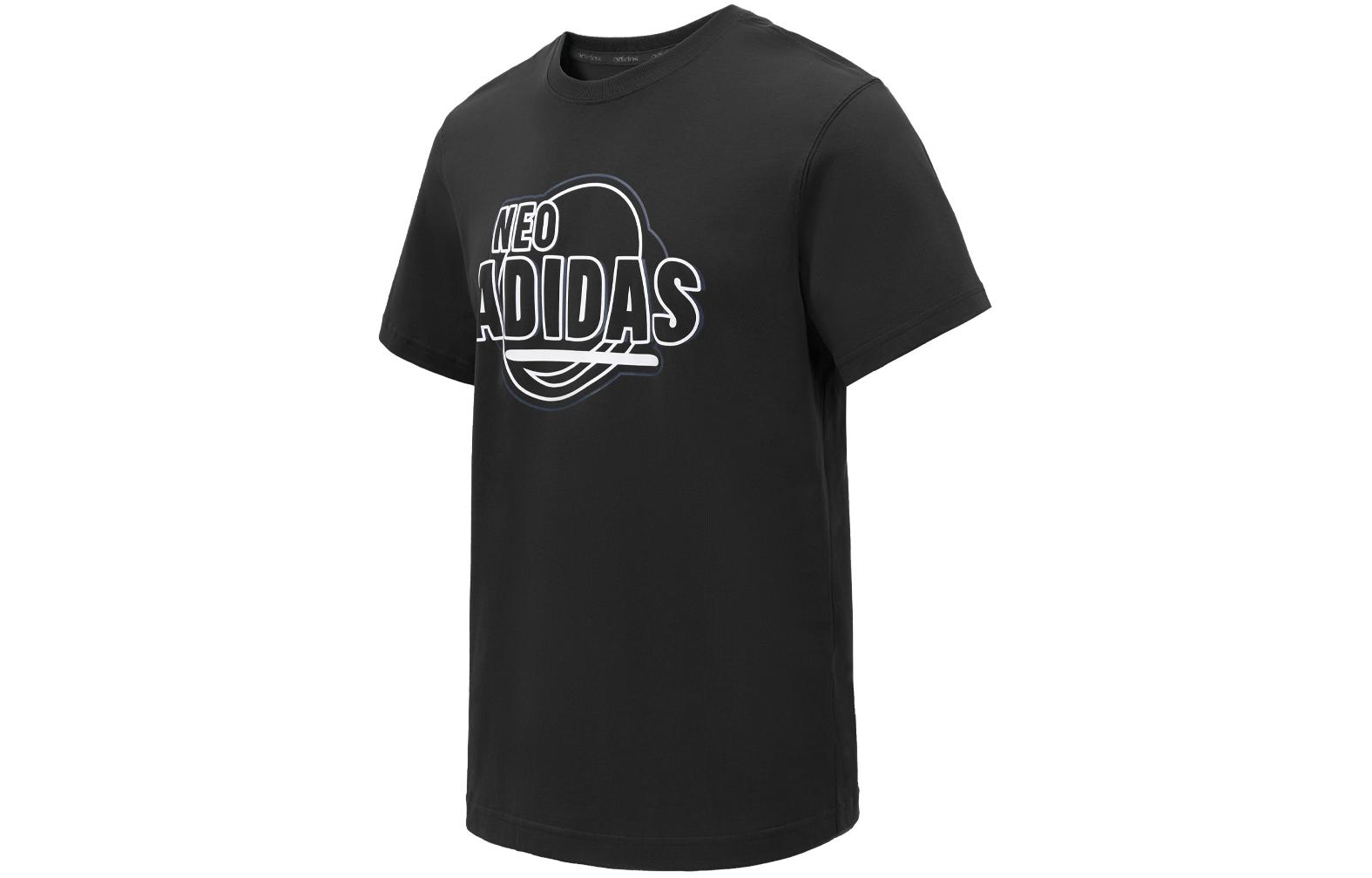 Adidas Neo T Shirt Unisex Black JD1432 L