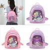 Adorable Cartoon Pu Kids Backpack For Girls School Bag With Cute Kuromi Design