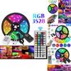 RGB 5/10m Wasserdicht 3528 SMD 300/600 LED Flexibles Lichtband Mit Fernbedienung**