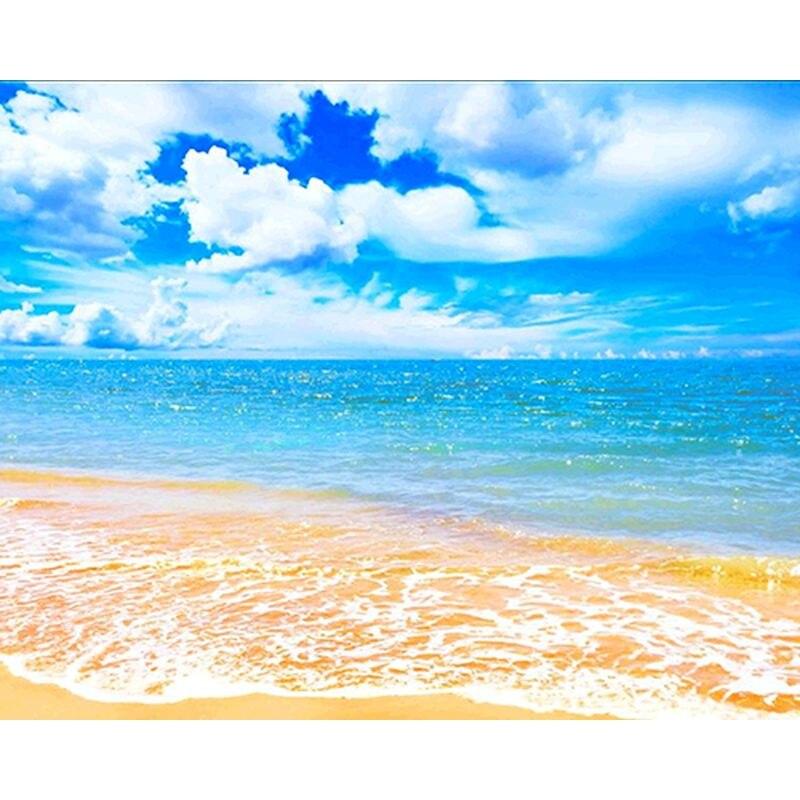 Diamond Painting Landscape Kits Full Round Diamond Embroidery Cross Stitch Diamond Mosaic Handcraft Home Decor