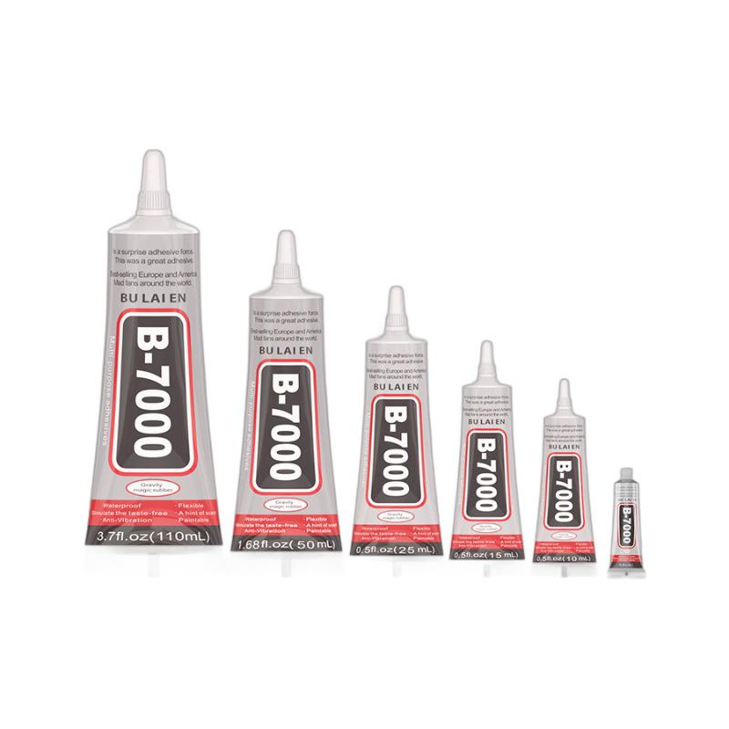 B7000 Needle-Applicator Adhesive for Mobile Screens, Jewelry, DIY Rhinestone Stickers, Transparent & Strong Glue