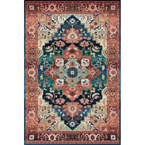 American Retro Living Room Decoration Carpet Minimalist Bedside Rugs for Bedroom Large Area Non-Slip Mat Washable Lounge Rug