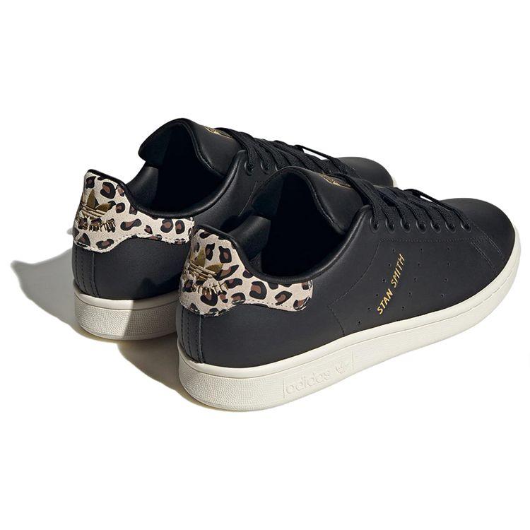 adidas Stan Smith Sneakers Leopardate Nere da Donna Core-Black Off-White Wonder-White IE4633