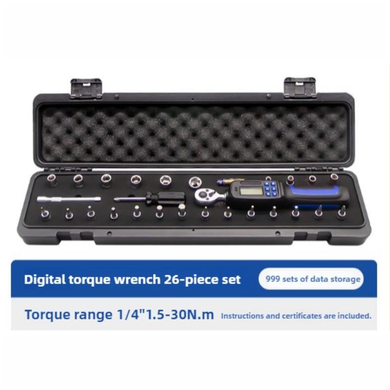 Portable Digital Display Torque Wrench High Precision Electronic Spanner Adjustable Automobile Repair Power Tool