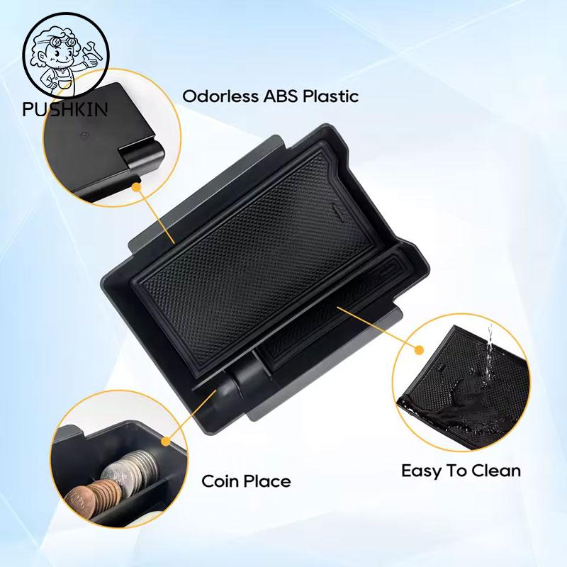 For Mercedes Benz Smart#1 2024 2025 Car Center Console Armrest Storage Box Tray Organizer Interior Accessories Central Tidying