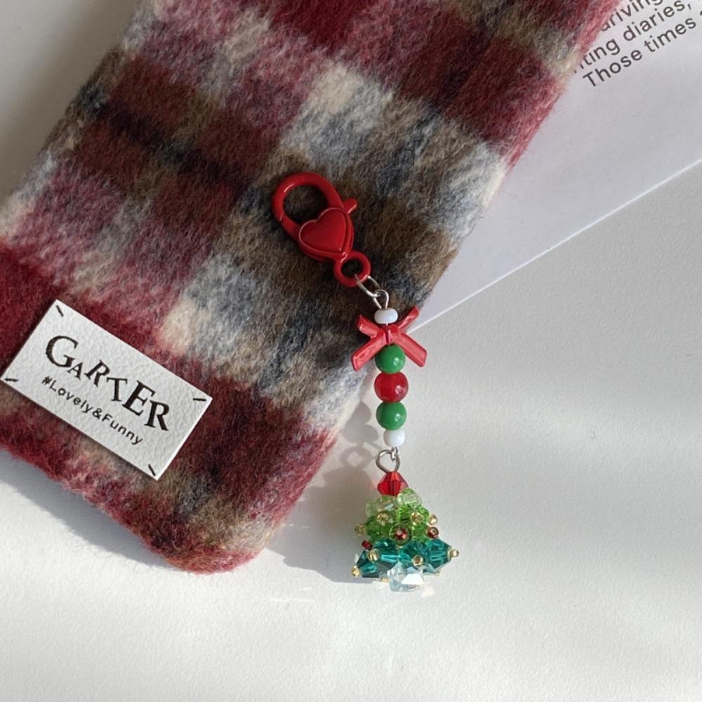 

Рождественская елка Рождественский кулон Санта Клаус Плюшевый Бусины Брелок Аксессуары для телефона Style 9