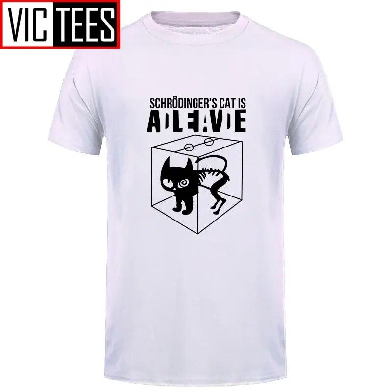 Men New The   T-shirt Sheldon  Schrodinger 's Cat T Shirt Cartoon Anime Print Shirts Unisex