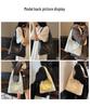 Koreanische, stylische Handtasche mit großem Fassungsvermögen und Schleifenverschluss – trendiges Design für Damen