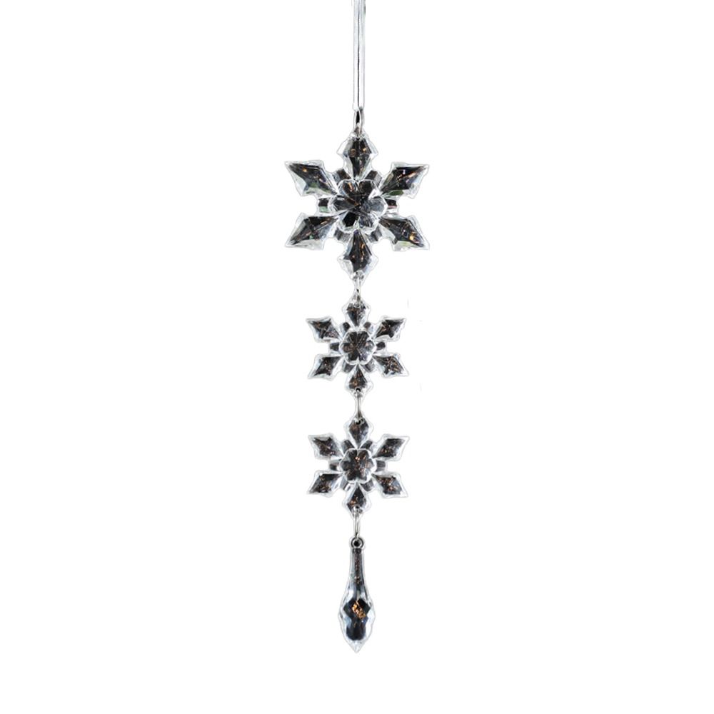 New Year Acrylic Hanging Decorations Pendant Christmas Tree Ornaments Crystal