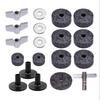19 Pieces Cymbal Replacement Accessories Stand Felts Sleeve for Performance