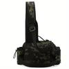 Mochila de pesca multifuncional impermeable para pesca, escalada, senderismo y acampada: práctica bolsa de almacenamiento para aparejos con múltiples compartimentos