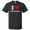 I Love Christiana T Shirt I Heart Christiana Tee