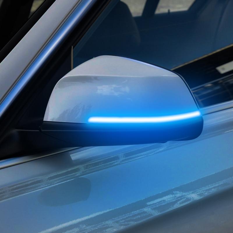 Lumină de semnalizare dinamică cu LED negru, oglindă laterală, lumină intermitentă pentru BMW 1 2 3 4 X1 Seria M F20 F30 F31 F32 F33 F34 F36 E84 i3