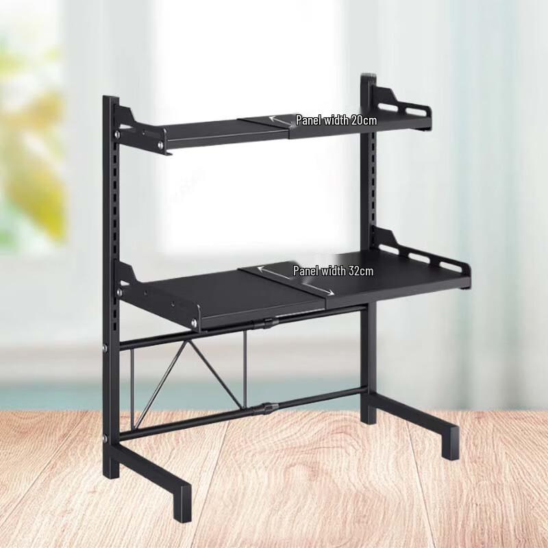 Adjustable Microwave Oven Storage Rack