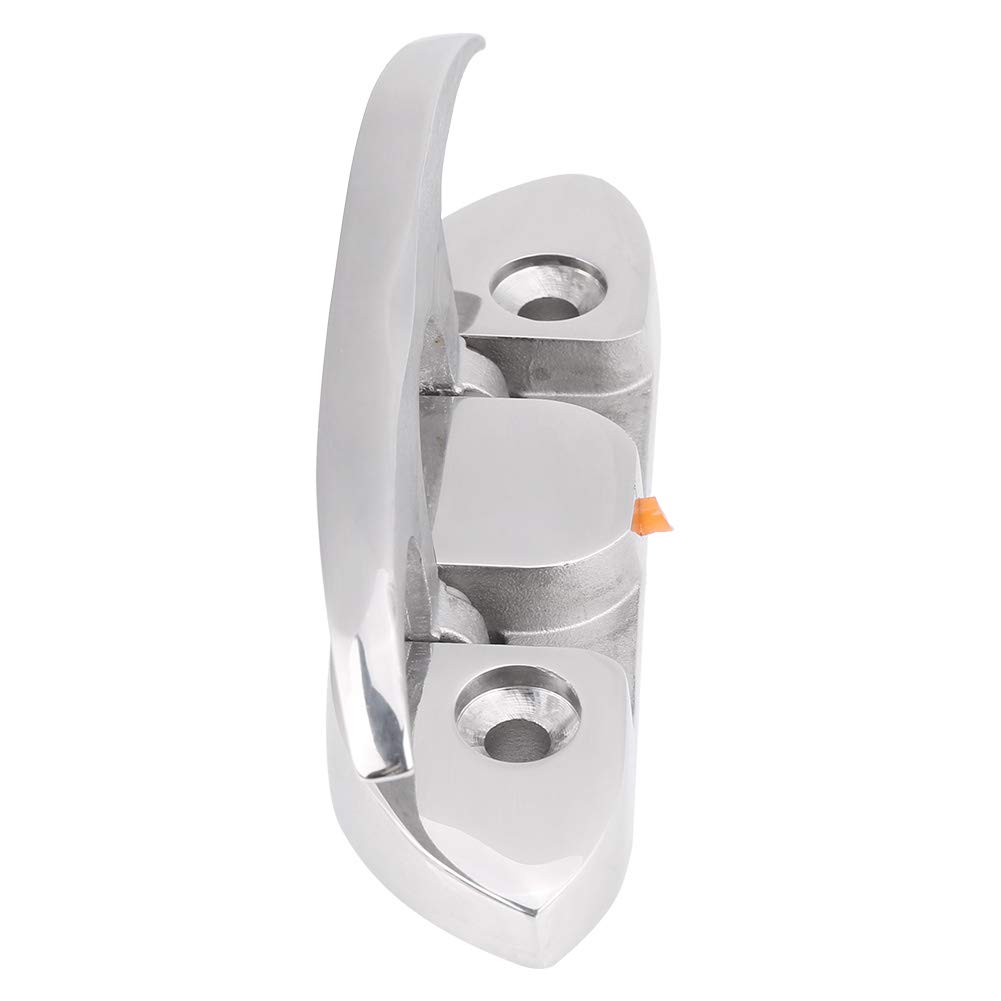 Marine Boat Flip Up 4-1/2" Folding Cleat Dock Stainless Steel, Boat Cleats, Steel Fasteners,
