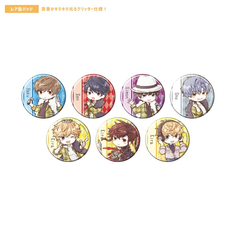 Love and Producer ~EVOL X LOVE~ 16 [Graph Art Illustration] Trading Badges [Rare Included] 8-Piece Box
