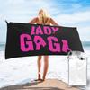 Lady Gaga Mayhem Album Logo Beach Towel Soft Microfiber Quick Dry Absorbent Quick Towels For Mountain Climbing