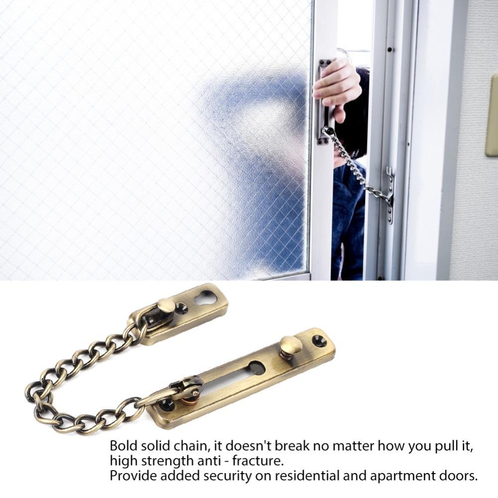 Chain Total Length Approx.196mm Hotel Anti-theft Door Latch Lock