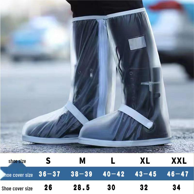 Unisex Waterproof High-Top 360° Coverage Rain Boots with Thickened, Wear-Resistant Design