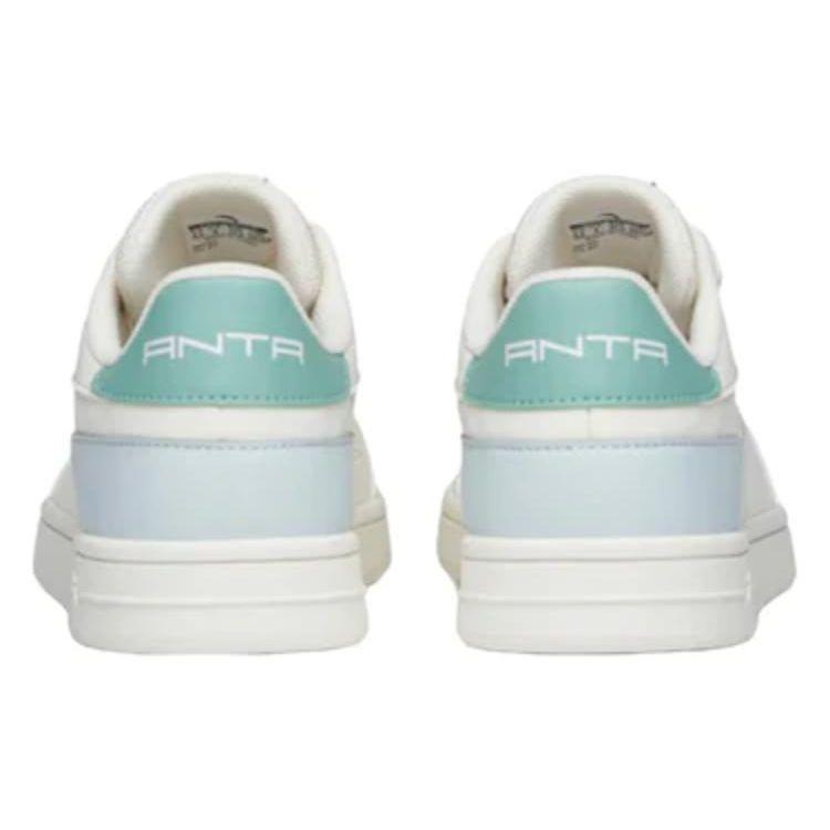 Anta Comfortable Non-Slip Durable Low-Top Skate Shoes Women sneakers White Blue 922038031R-10