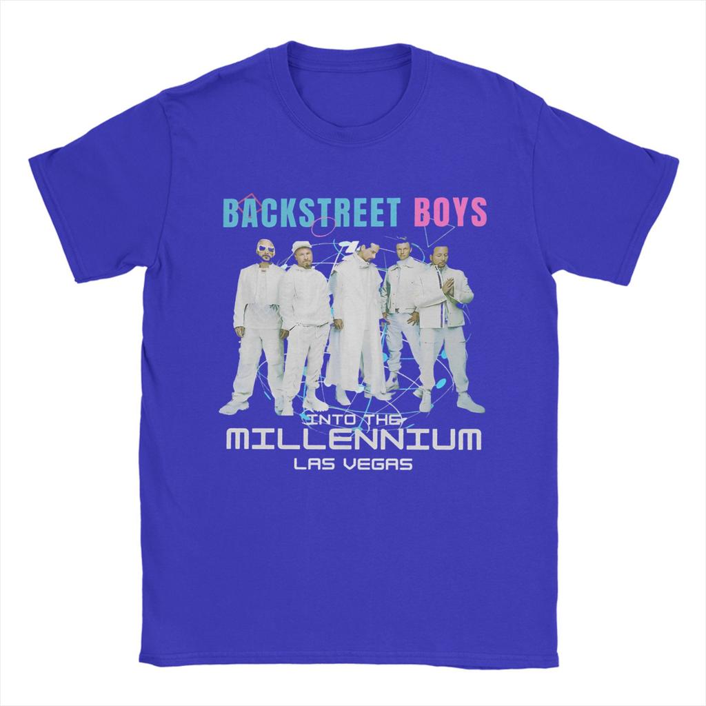 Backstreet Boys Millenniums Tour T-Shirt for Men Band Music Cotton Tees Round Neck Short Sleeve T Shirts Plus Size merchandise