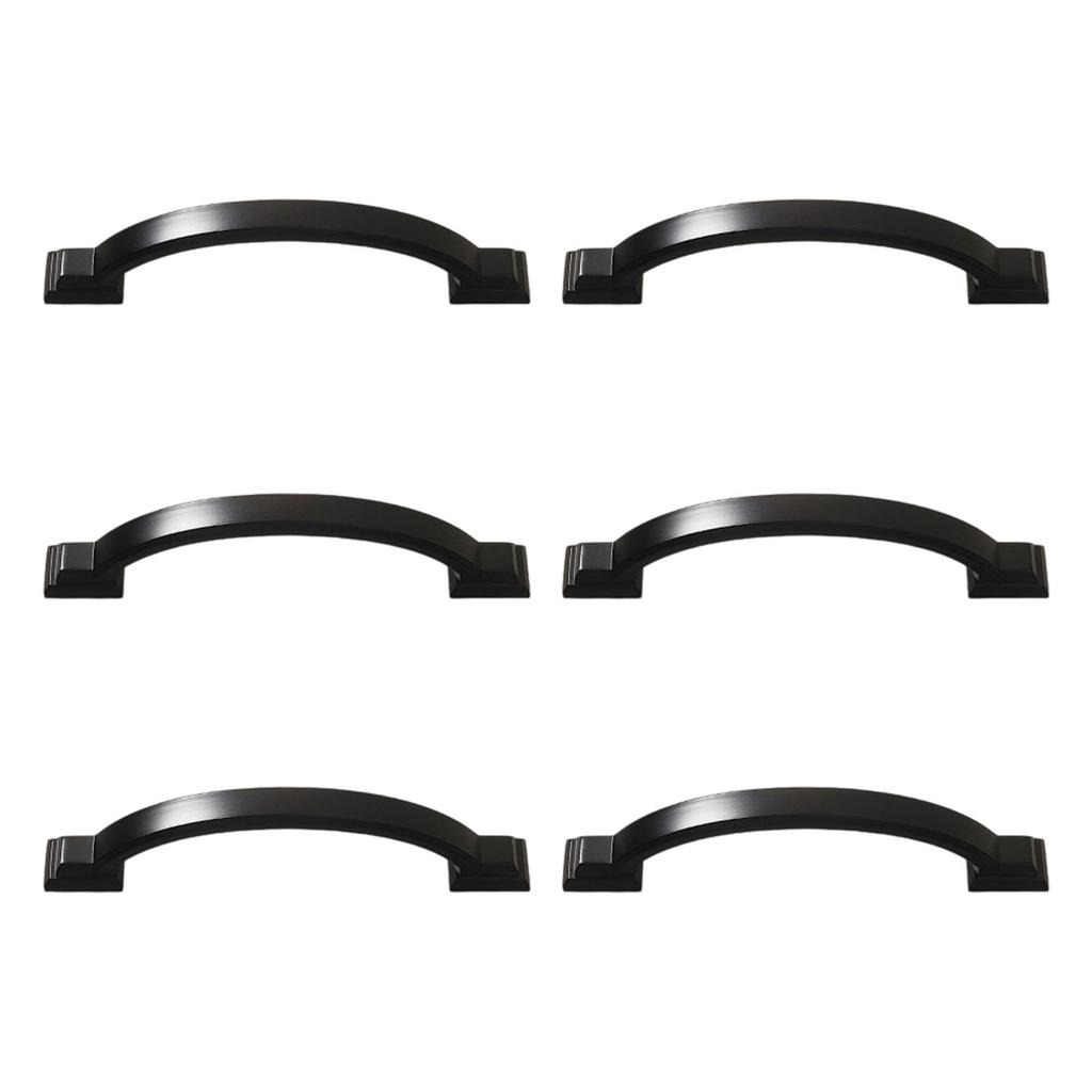 6pcs Wardrobe Handles Stylish Upgrades Rustproof Pulls Quick Installation Uprgades For Bedroom Cabinets Dresser Drawers