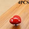 10pcs/2pcs Colorful Heart Shaped Toilet Press Button Water Tank Push Switch Nail Art Assistant Cabinet Door Drawer Handle