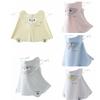 Cartoon Bear Child Ice Silk Face Mask Eye Care Neckline Face Cover Sunscreen Face Veil  Riding