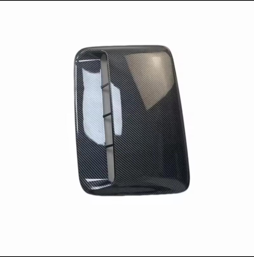 40cm Universal Car Air Flow Decorative Intake Hood Scoop Bonnet Vent Sticker Cover Hood Geared To Fit Any FLAT Hood Vehicle