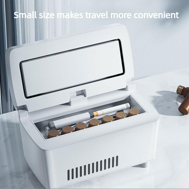 Mini Portable Refrigeration Box Car Home Dual Use Rechargeable Refrigeration Small Refrigerator