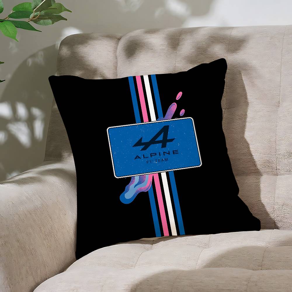 R-AlpineS Team Cool Pillow Case Cushion Cover Soft Cute Throw Pillow Case For Car Sofa Pillowcase Polyester With