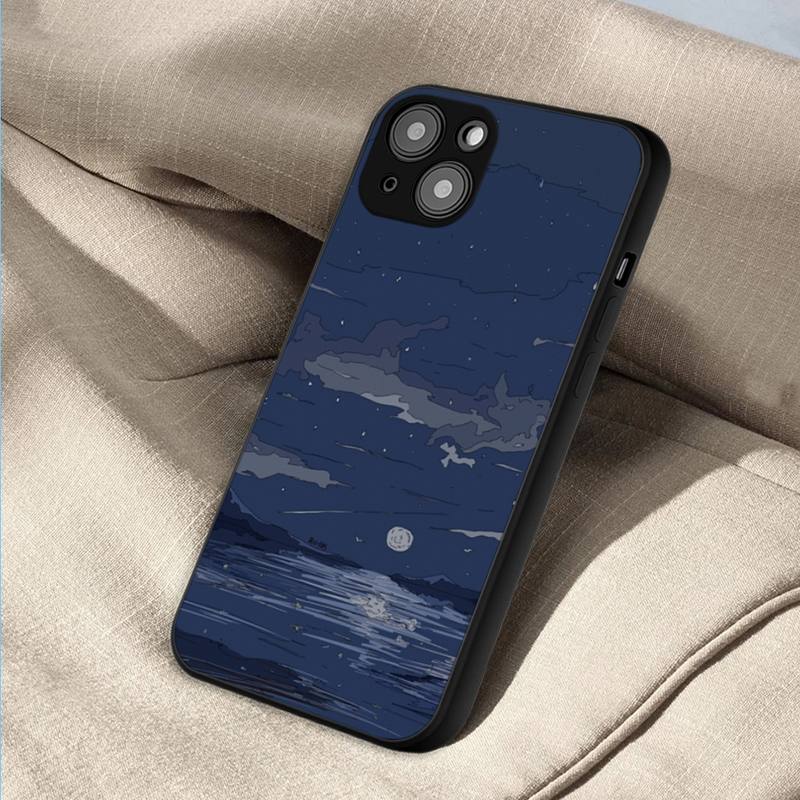 

Закат пейзаж пейзаж искусство чехол для телефона для iphone 11 13 12 14 x xs xr pro max mini iphone xs max