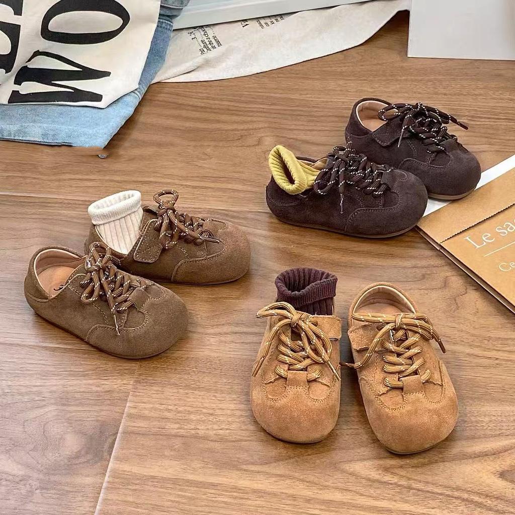 Retro-style Girls' Shoes, Small Leather Shoes with Soft Soles