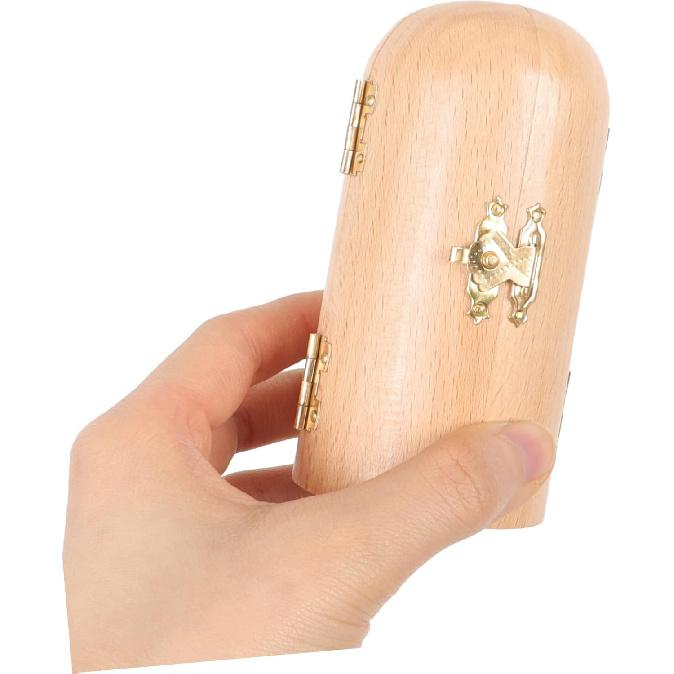 Religious Ornaments Mini Decor Vintage Decor for Home Hand Sculpture Boxwood Carving Christ Mini Christian Altar Box Hand Carving Christian Statues