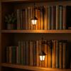 Warm LED Library Lantern Mini Bookcase Lamp Gifts Book Nook Lamp  Bookshelf Decor