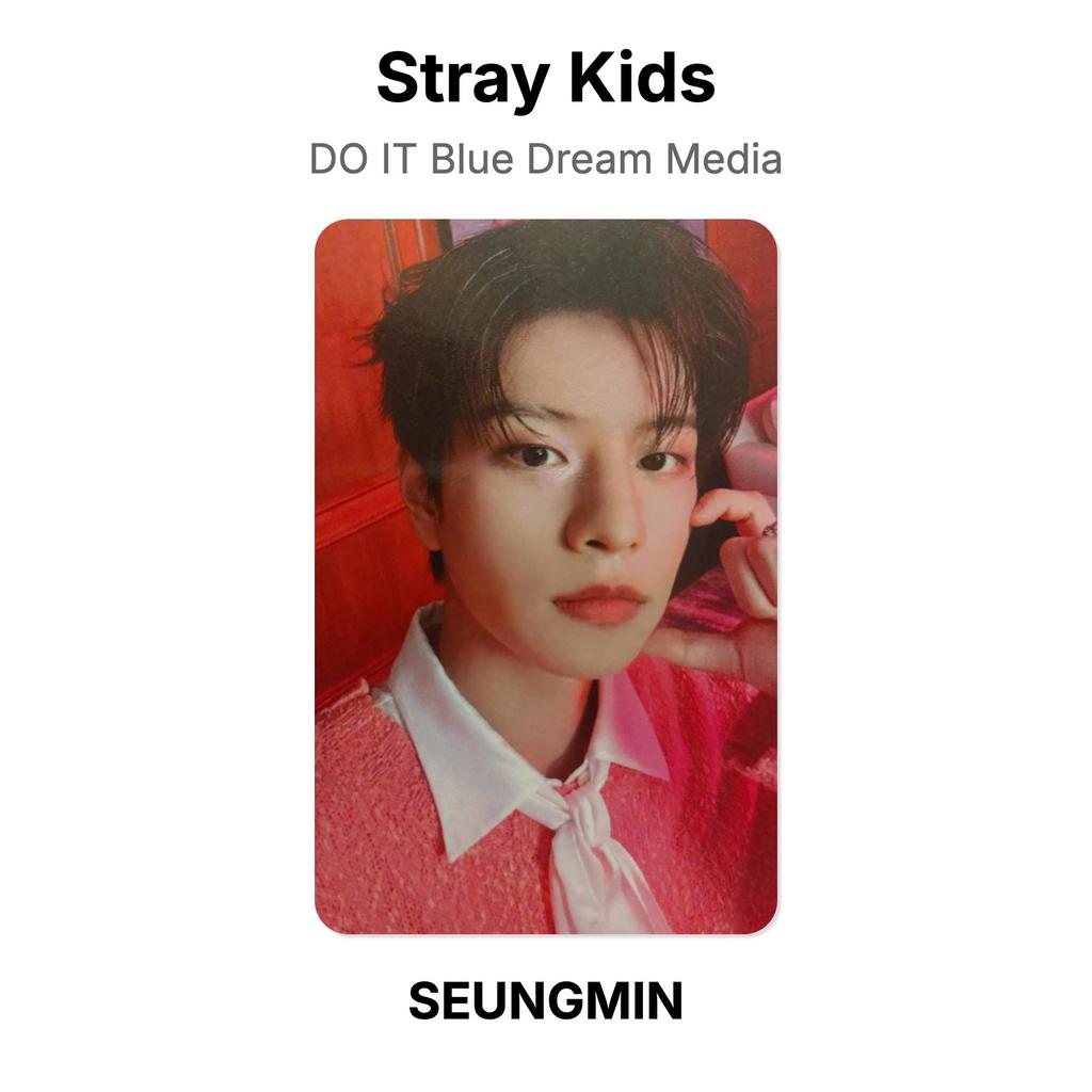 Stray Kids DO IT Blue Dream Media Official Photocard